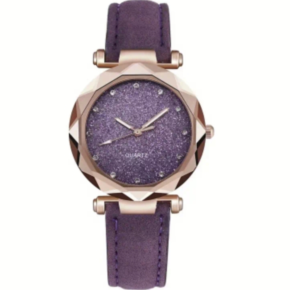 Nwt Purple & Rose Gold Women\'s Watch